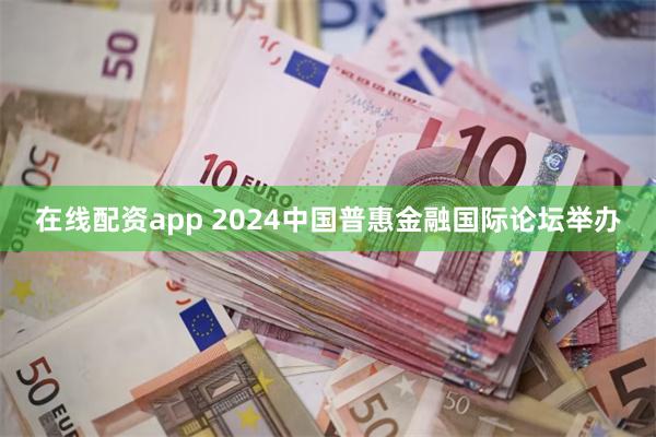 在线配资app 2024中国普惠金融国际论坛举办