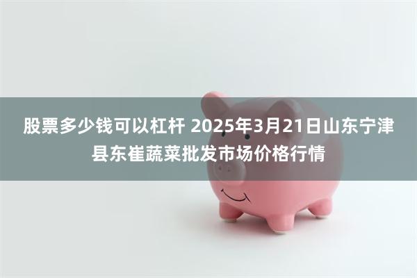 股票多少钱可以杠杆 2025年3月21日山东宁津县东崔蔬菜批发市场价格行情